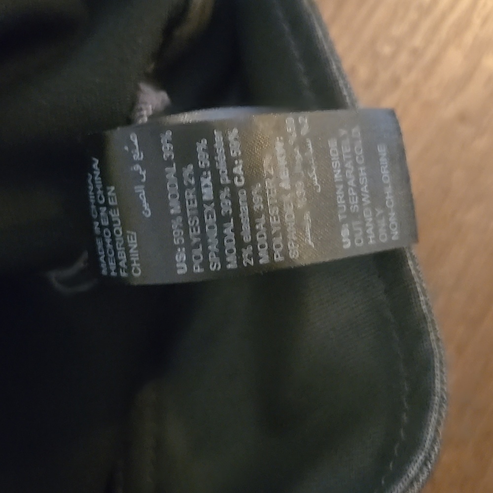 White House Black Market Grey Coated Denim Band Jacket - Picture 5 of 9